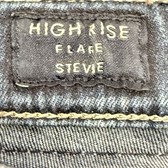 Lucky Brand Jeans Womens 8/29 Blue Stevie High Rise Flare Denim Front Pockets - Picture 4 of 12